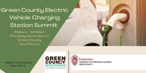 Register Today!  Green County Electric Vehicle Charging Summit