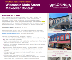 Wisconsin Main Street Makeover Contest