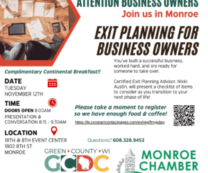 Exit Planning for Business Onwners Workshop November 12th